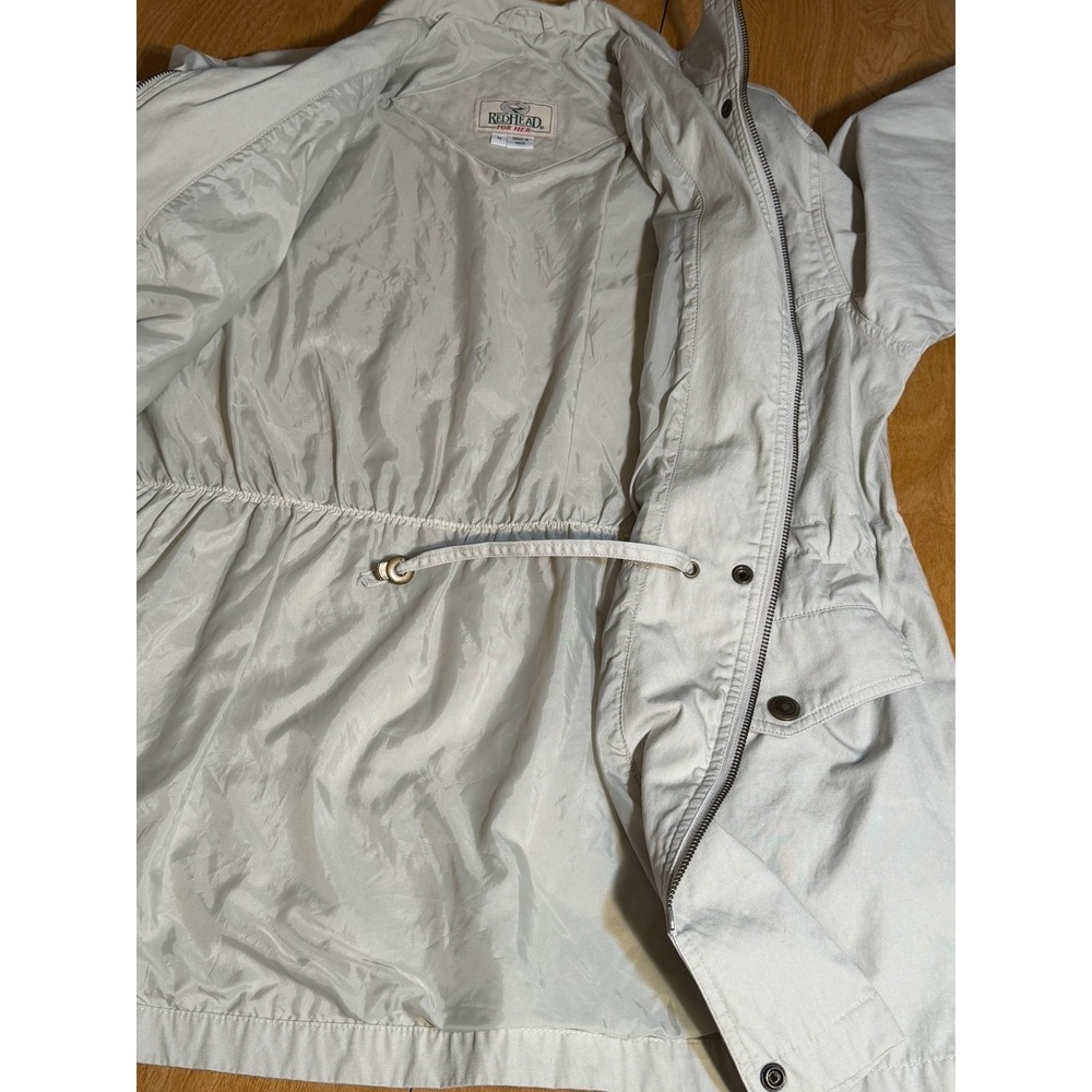 Women's Redhead khaki utility anorak jacket Size Medium.  Utilitarian chic. - Picture 8 of 10